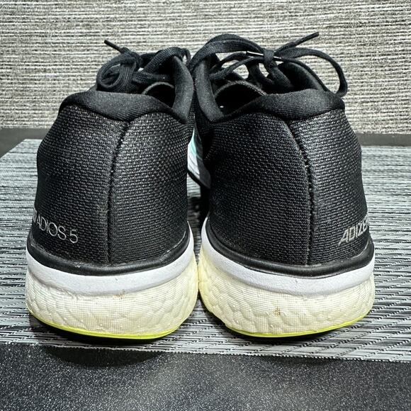 Adidas Adizero Adios 5 Running Shoes Boost FY0344 Black White Women's 10.5 - Picture 9 of 16